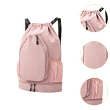 Maxbell Tennis Backpack Portable Badminton Racket Bag for Men Gym Outdoor Activities Pink