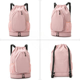 Maxbell Tennis Backpack Portable Badminton Racket Bag for Men Gym Outdoor Activities Pink