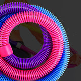 Maxbell Fitness Hoop Comfortable Portable Indoor PVC Spring Hoop