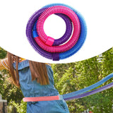 Maxbell Fitness Hoop Comfortable Portable Indoor PVC Spring Hoop