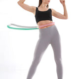 Maxbell Fitness Hoop Comfortable Portable Indoor PVC Spring Hoop