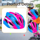 Maxbell Kids Bike Helmet Adjustable Fashion Cycling Helmet for Outdoor Biking Riding Pink and blue
