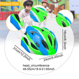 Maxbell Kids Bike Helmet Adjustable Fashion Cycling Helmet for Outdoor Biking Riding green