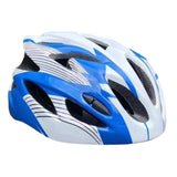 Maxbell Kids Bike Helmet Adjustable Fashion Cycling Helmet for Outdoor Biking Riding white and blue