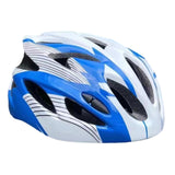 Maxbell Kids Bike Helmet Adjustable Fashion Cycling Helmet for Outdoor Biking Riding white and blue