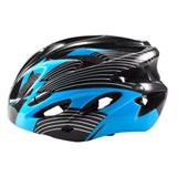 Maxbell Kids Bike Helmet Adjustable Fashion Cycling Helmet for Outdoor Biking Riding black and blue