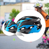 Maxbell Kids Bike Helmet Adjustable Fashion Cycling Helmet for Outdoor Biking Riding black and blue
