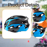Maxbell Kids Bike Helmet Adjustable Fashion Cycling Helmet for Outdoor Biking Riding black and blue