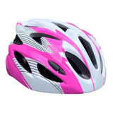 Maxbell Kids Bike Helmet Adjustable Fashion Cycling Helmet for Outdoor Biking Riding white and pink