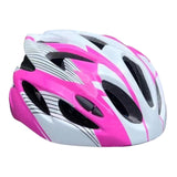 Maxbell Kids Bike Helmet Adjustable Fashion Cycling Helmet for Outdoor Biking Riding white and pink