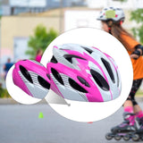 Maxbell Kids Bike Helmet Adjustable Fashion Cycling Helmet for Outdoor Biking Riding white and pink