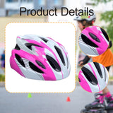 Maxbell Kids Bike Helmet Adjustable Fashion Cycling Helmet for Outdoor Biking Riding white and pink