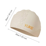 Maxbell Swimming Cap for Women Modern Supplies Swim Cap for Beach Curly Thick Braids