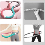 Maxbell Weighted Fitness Hoop Exercise Abdomen Fitness Equipment for Gym Home Adults