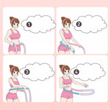 Maxbell Weighted Fitness Hoop Exercise Abdomen Fitness Equipment for Gym Home Adults