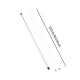 Maxbell 2x Golf Alignment Sticks Portable 48" for Aiming Putting Full Swing Practice white