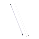 Maxbell 2x Golf Alignment Sticks Portable 48" for Aiming Putting Full Swing Practice white