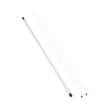 Maxbell 2x Golf Alignment Sticks Portable 48" for Aiming Putting Full Swing Practice white