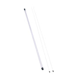 Maxbell 2x Golf Alignment Sticks Portable 48" for Aiming Putting Full Swing Practice white