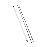 Maxbell 2x Golf Alignment Sticks Portable 48" for Aiming Putting Full Swing Practice black