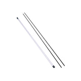 Maxbell 2x Golf Alignment Sticks Portable 48" for Aiming Putting Full Swing Practice black