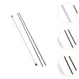 Maxbell 2x Golf Alignment Sticks Portable 48" for Aiming Putting Full Swing Practice black