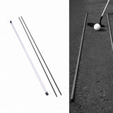 Maxbell 2x Golf Alignment Sticks Portable 48" for Aiming Putting Full Swing Practice black