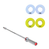 Maxbell 2 Pieces Fitness Fractional Plates Weighted Barbell for Sports Weightlifting 0.25 kg