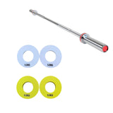 Maxbell 2 Pieces Fitness Fractional Plates Weighted Barbell for Sports Weightlifting 0.25 kg