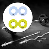 Maxbell 2 Pieces Fitness Fractional Plates Weighted Barbell for Sports Weightlifting 0.25 kg