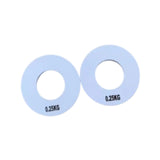 Maxbell 2 Pieces Fitness Fractional Plates Weighted Barbell for Sports Weightlifting 0.25 kg