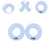 Maxbell 2 Pieces Fitness Fractional Plates Weighted Barbell for Sports Weightlifting 0.25 kg