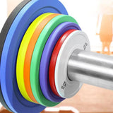 Maxbell 2 Pieces Fitness Fractional Plates Weighted Barbell for Sports Weightlifting 0.5 kg