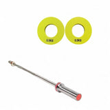 Maxbell 2 Pieces Fitness Fractional Plates Weighted Barbell for Sports Weightlifting 0.5 kg