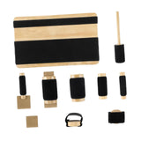 Maxbell Hand Exercise Board Solid Wood Base for Man and Women Portable Balance Board