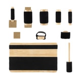 Maxbell Hand Exercise Board Solid Wood Base for Man and Women Portable Balance Board