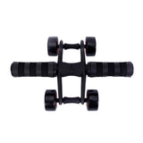 Maxbell Four Wheel Abdominal Exercise Roller Anti Skid Handle Core Workout Equipment