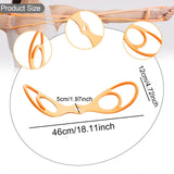 Maxbell Figure 8 Resistance Band Stretching Stretcher for Women Men Home Gym Fitness Orange