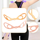 Maxbell Figure 8 Resistance Band Stretching Stretcher for Women Men Home Gym Fitness Orange