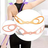 Maxbell Figure 8 Resistance Band Stretching Stretcher for Women Men Home Gym Fitness Orange