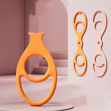 Maxbell Figure 8 Resistance Band Stretching Stretcher for Women Men Home Gym Fitness Orange