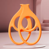 Maxbell Figure 8 Resistance Band Stretching Stretcher for Women Men Home Gym Fitness Orange