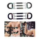 Maxbell Twister Arm Trainer Adjustable Fitness Arm Strengthener for Home Office Back Blue Black