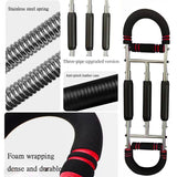 Maxbell Twister Arm Trainer Adjustable Fitness Arm Strengthener for Home Office Back Red Black