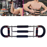 Maxbell Twister Arm Trainer Adjustable Fitness Arm Strengthener for Home Office Back Red Black