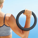 Maxbell Weight Ring Portable Weighted Circle for Fitness Yoga Black