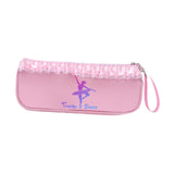 Maxbell Dance Shoes Bag with Wrist Strap for Women Washable with Zipper Carrying Bag