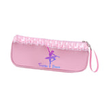 Maxbell Dance Shoes Bag with Wrist Strap for Women Washable with Zipper Carrying Bag