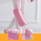 Maxbell Dance Shoes Bag with Wrist Strap for Women Washable with Zipper Carrying Bag