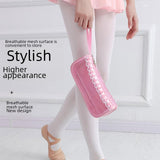 Maxbell Dance Shoes Bag with Wrist Strap for Women Washable with Zipper Carrying Bag